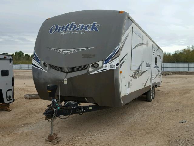 4YDT31629DB453365 - 2013 KEYSTONE OUTBACK TWO TONE photo 2