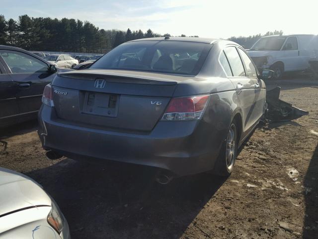 1HGCP36868A042879 - 2008 HONDA ACCORD EXL SILVER photo 4