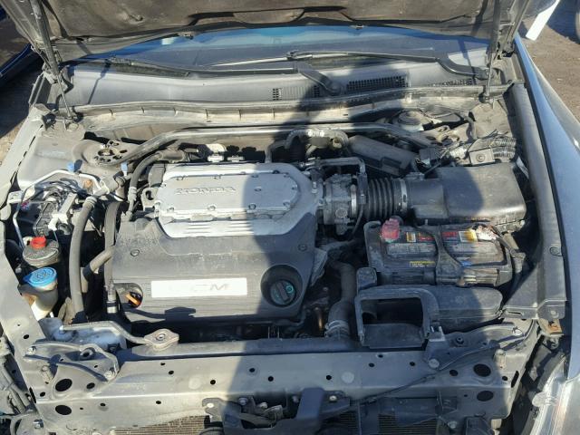 1HGCP36868A042879 - 2008 HONDA ACCORD EXL SILVER photo 7