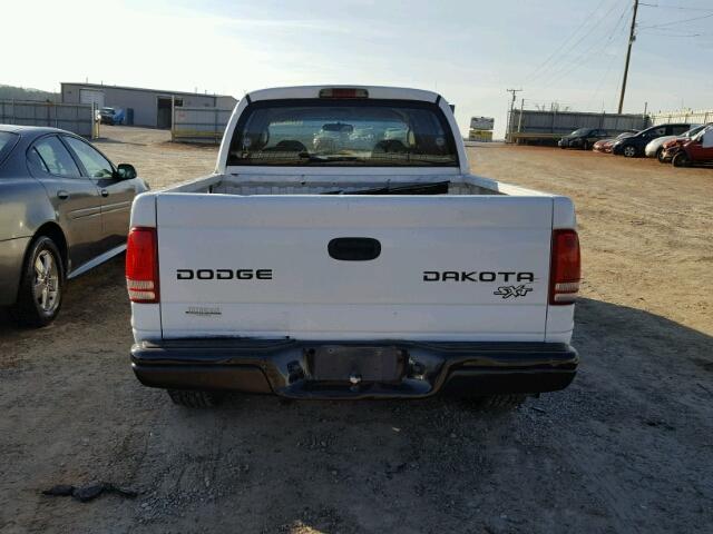 1D7HL38N14S774060 - 2004 DODGE DAKOTA QUA WHITE photo 9