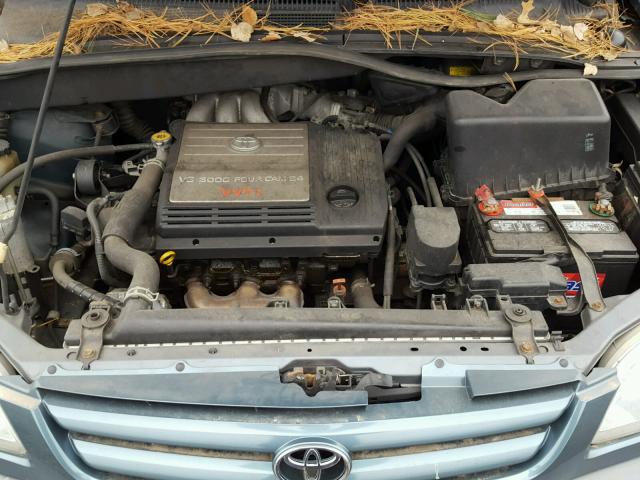 4T3ZF13C02U430546 - 2002 TOYOTA SIENNA LE BLUE photo 7