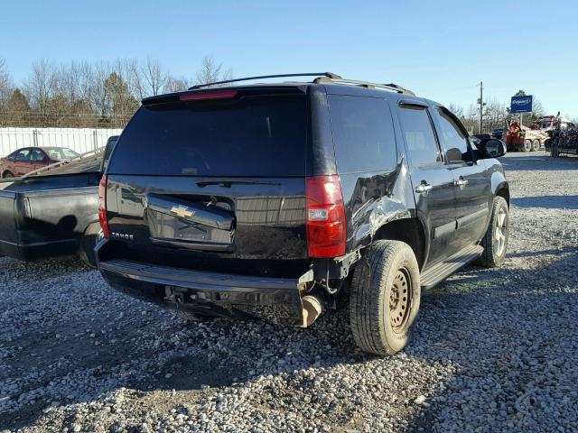 1GNFC13067R107005 - 2007 CHEVROLET TAHOE C150 BLACK photo 4