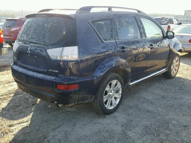 JA4JT3AW2DU020551 - 2013 MITSUBISHI OUTLANDER BLUE photo 4