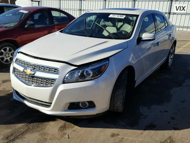 1G11J5SX1DF196616 - 2013 CHEVROLET MALIBU LTZ 白色 照片 2