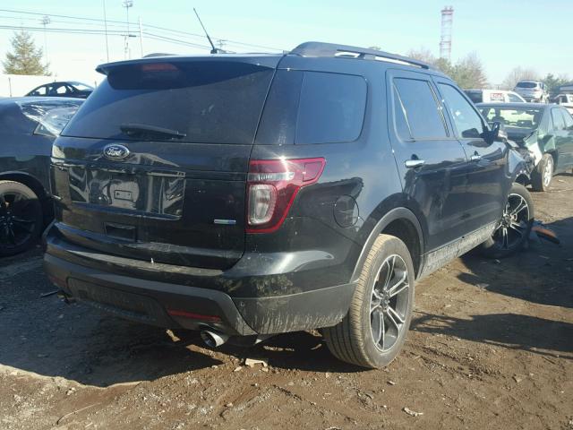 1FM5K8GT2EGA86257 - 2014 FORD EXPLORER S BLACK photo 4