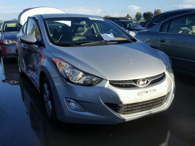 5NPDH4AE1DH162112 - 2013 HYUNDAI ELANTRA GL SILVER photo 1