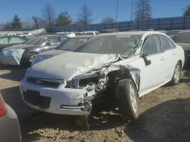 2G1WB5E37E1167755 - 2014 CHEVROLET IMPALA LIM WHITE photo 2