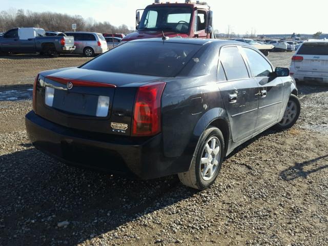 1G6DM57T770148257 - 2007 CADILLAC CTS BLACK photo 4