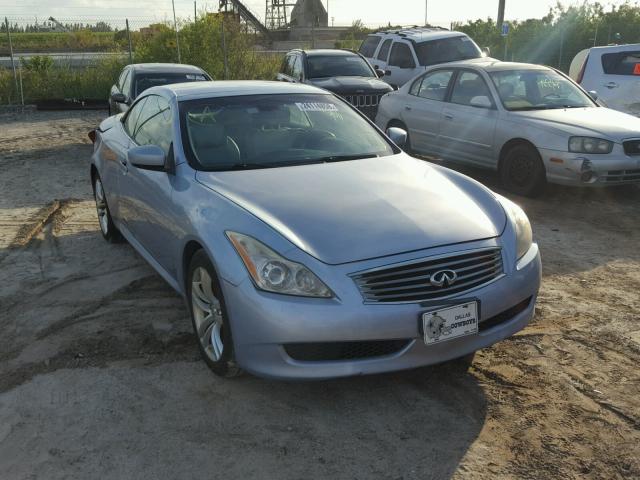 JNKCV66E89M723202 - 2009 INFINITI G37 BASE BLUE photo 1