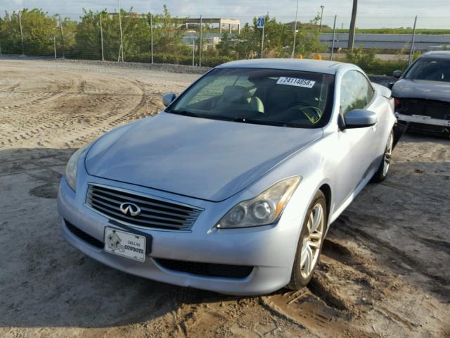 JNKCV66E89M723202 - 2009 INFINITI G37 BASE BLUE photo 2