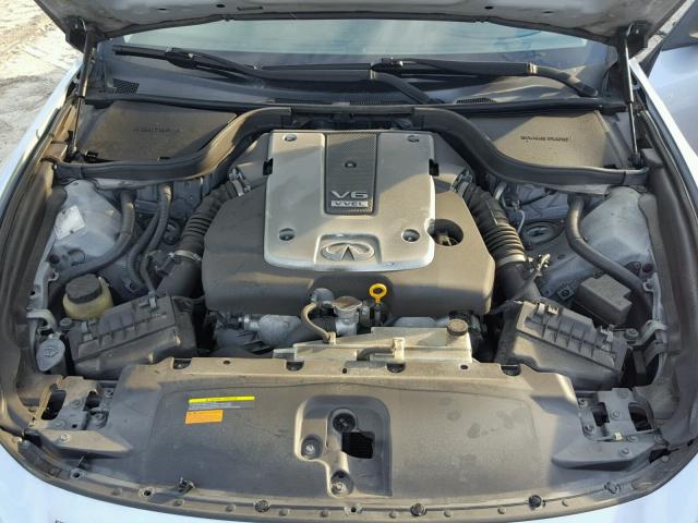 JNKCV66E89M723202 - 2009 INFINITI G37 BASE BLUE photo 7