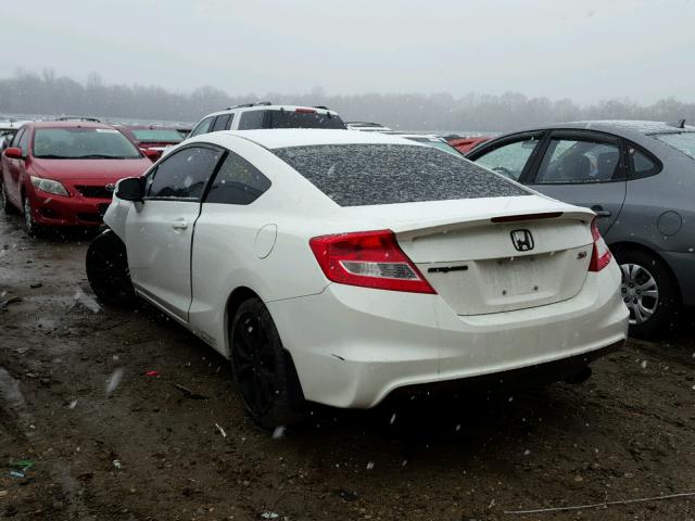 2HGFG4A50CH707916 - 2012 HONDA CIVIC SI WHITE photo 3