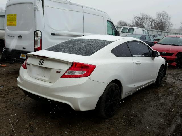 2HGFG4A50CH707916 - 2012 HONDA CIVIC SI WHITE photo 4