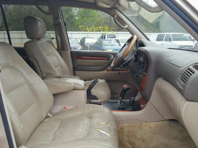 JT6HT00W0Y0112279 - 2000 LEXUS LX 470 GOLD photo 5