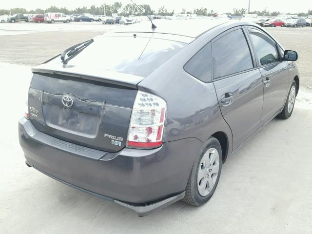 JTDKB20U983388101 - 2008 TOYOTA PRIUS GRAY photo 4