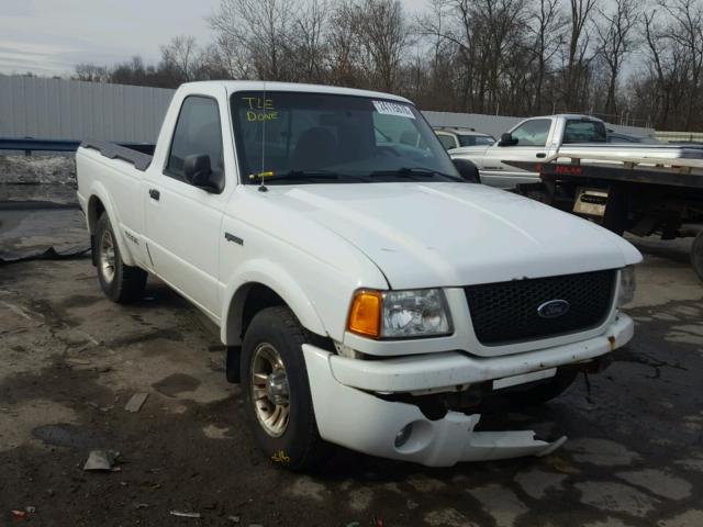 1FTYR10UX2PB11649 - 2002 FORD RANGER WHITE photo 1