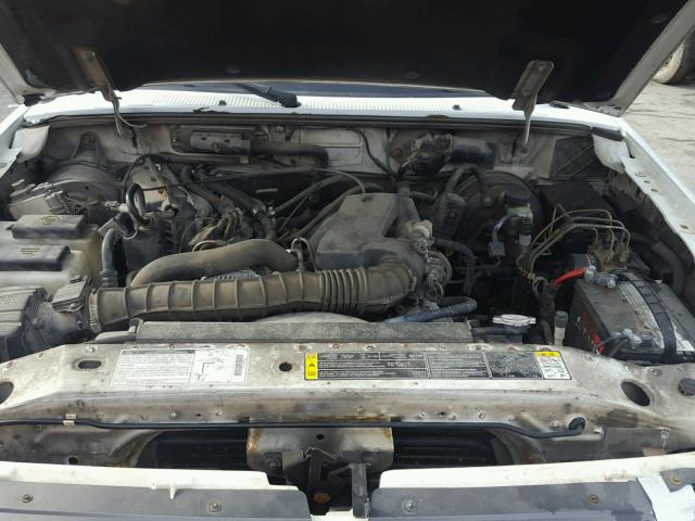 1FTYR10UX2PB11649 - 2002 FORD RANGER WHITE photo 7