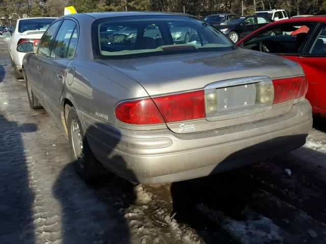 1G4HR54K21U216942 - 2001 BUICK LESABRE LI BROWN photo 3