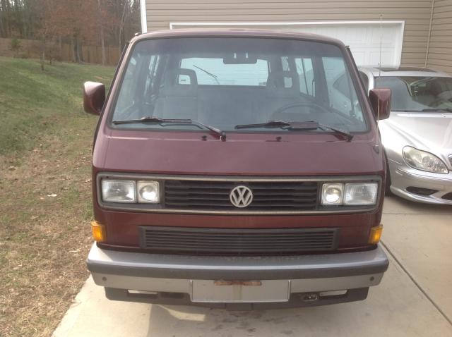 WV2YB0255MG001911 - 1991 VOLKSWAGEN VANAGON BU BURGUNDY photo 9