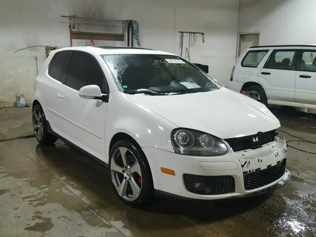 WVWEV71K07W243945 - 2007 VOLKSWAGEN NEW GTI WHITE photo 1