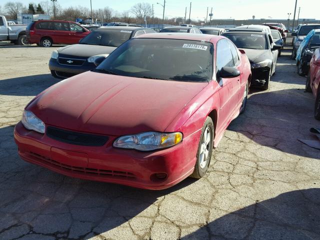 2G1WW12E339392434 - 2003 CHEVROLET MONTE CARL RED photo 2