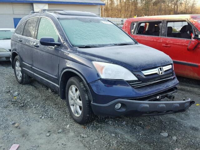 5J6RE48739L022937 - 2009 HONDA CR-V EXL BLUE photo 1