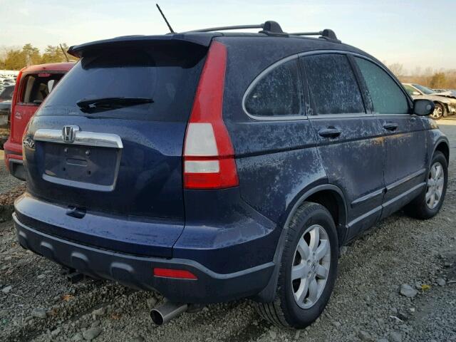 5J6RE48739L022937 - 2009 HONDA CR-V EXL BLUE photo 4