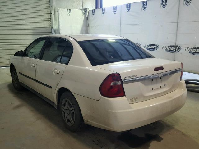 1G1ZS52F84F148182 - 2004 CHEVROLET MALIBU WHITE photo 3