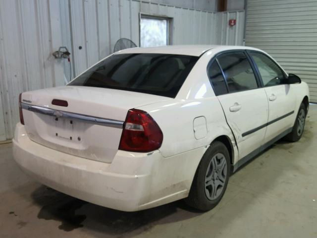 1G1ZS52F84F148182 - 2004 CHEVROLET MALIBU WHITE photo 4