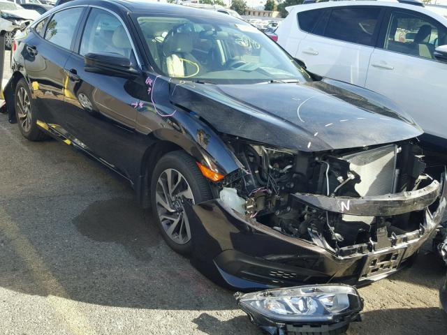 2HGFC2F79HH542045 - 2017 HONDA CIVIC EX შავი ფოტო 1