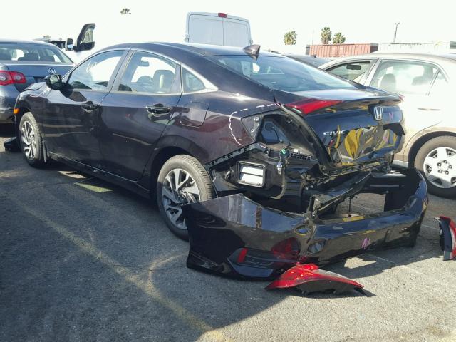 2HGFC2F79HH542045 - 2017 HONDA CIVIC EX შავი ფოტო 3