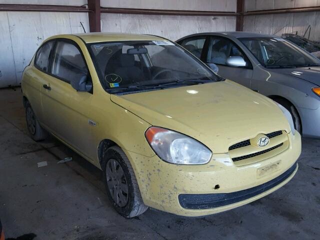 KMHCM36CX9U107725 - 2009 HYUNDAI ACCENT GS YELLOW photo 1