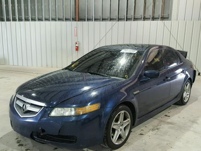 19UUA662X5A082140 - 2005 ACURA TL BLUE photo 2