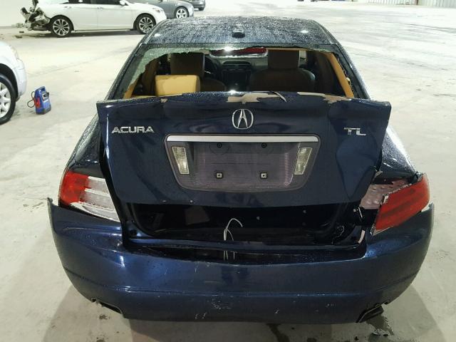 19UUA662X5A082140 - 2005 ACURA TL BLUE photo 9