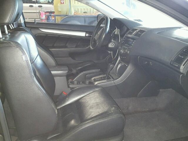 1HGCM72694A006196 - 2004 HONDA ACCORD EX BLACK photo 5