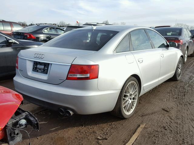 WAUEH74F77N036087 - 2007 AUDI A6 S-LINE SILVER photo 4