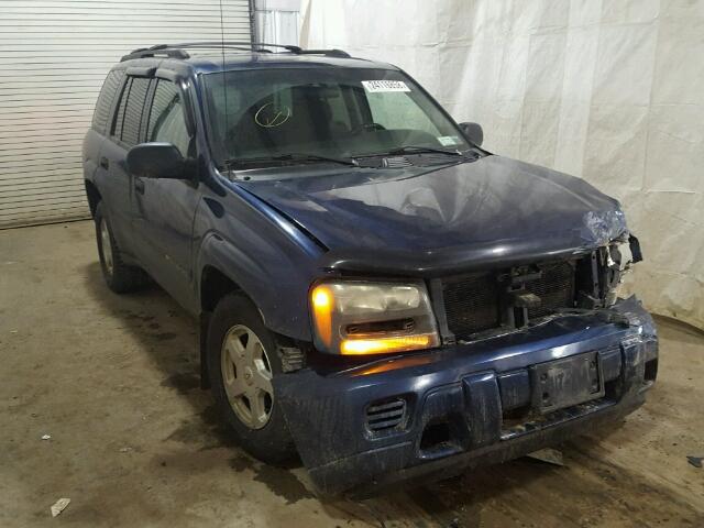 1GNDT13S432220298 - 2003 CHEVROLET TRAILBLAZE BLUE photo 1