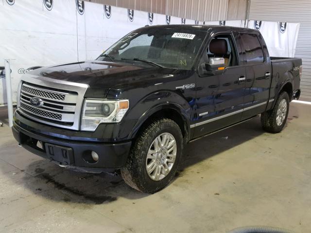 1FTFW1ET5EFA74858 - 2014 FORD F150 SUPER BLACK photo 2