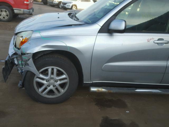 JTEGH20V620079736 - 2002 TOYOTA RAV4 SILVER photo 9