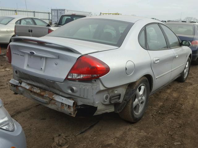 1FAHP55S94A112212 - 2004 FORD TAURUS SES SILVER photo 4