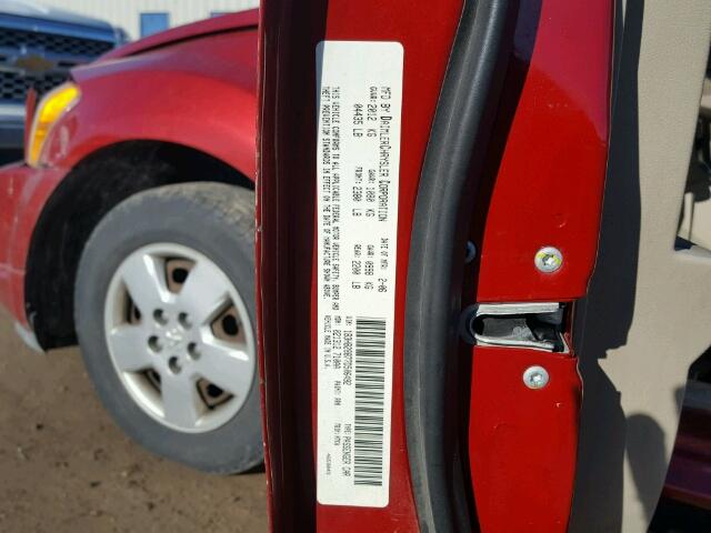 1B3HB28B77D506492 - 2007 DODGE CALIBER RED photo 10