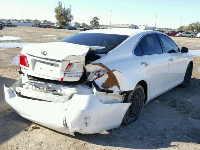 JTHBJ46G282207814 - 2008 LEXUS ES 350 WHITE photo 4