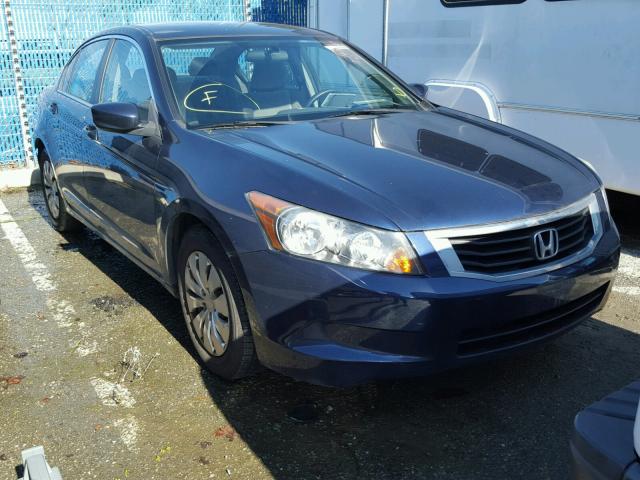 1HGCP2F33AA082535 - 2010 HONDA ACCORD LX BLUE photo 1