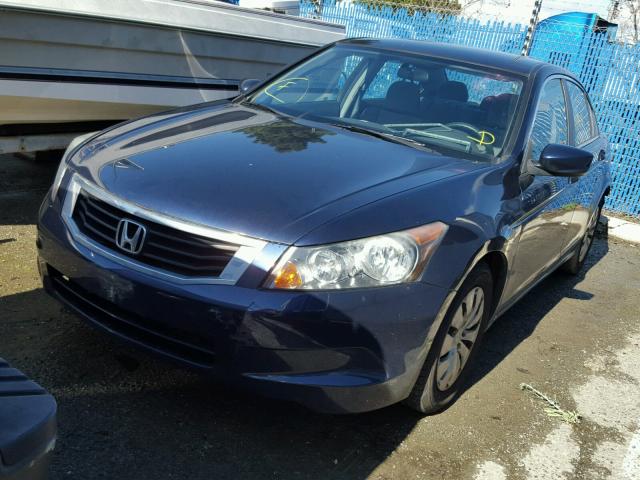 1HGCP2F33AA082535 - 2010 HONDA ACCORD LX BLUE photo 2