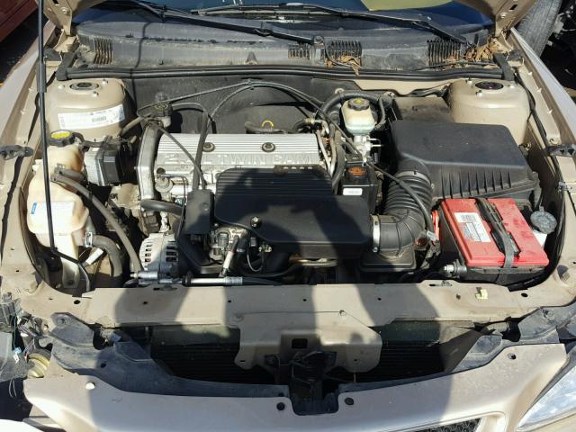 1G2NF12T31M594101 - 2001 PONTIAC GRAND AM S TAN photo 7