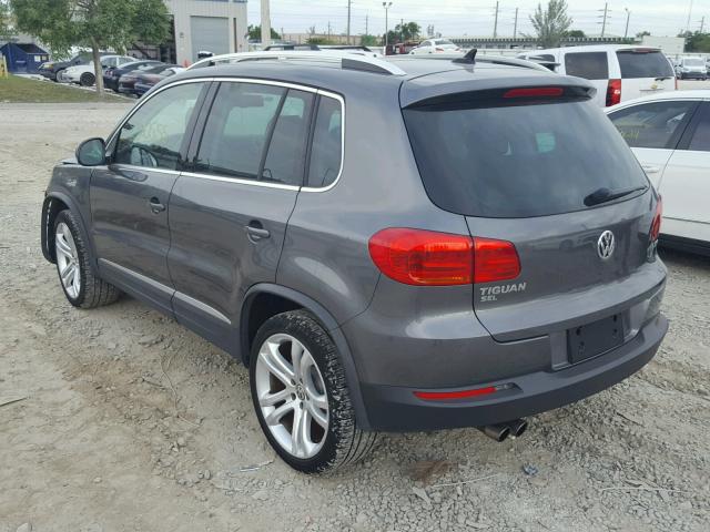 WVGAV7AX6GW555595 - 2016 VOLKSWAGEN TIGUAN S GRAY photo 3