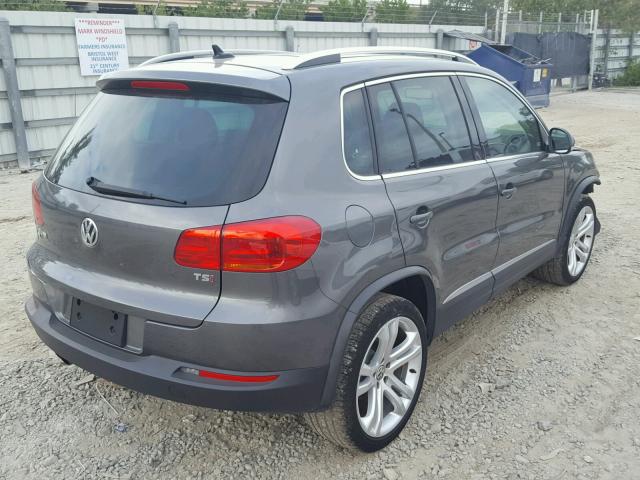 WVGAV7AX6GW555595 - 2016 VOLKSWAGEN TIGUAN S GRAY photo 4