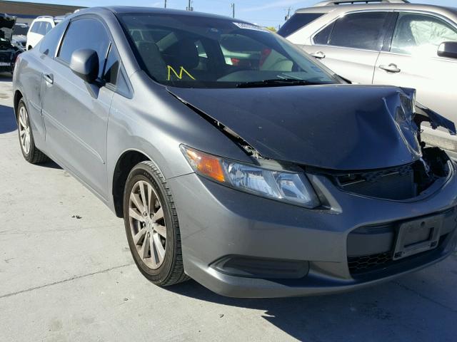 2HGFG3B89CH562779 - 2012 HONDA CIVIC EX GRAY photo 1