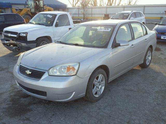 1G1ZT51F06F208733 - 2006 CHEVROLET MALIBU LT SILVER photo 2