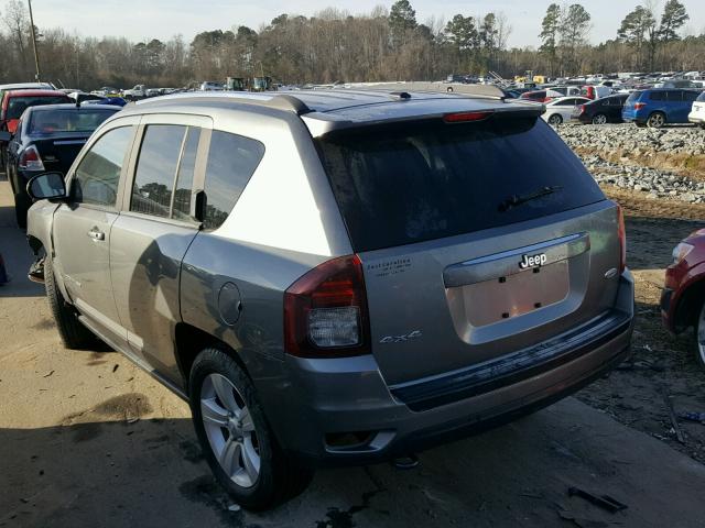 1C4NJDEB9ED603985 - 2014 JEEP COMPASS LA CHARCOAL photo 3